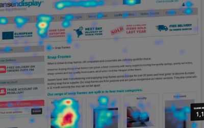 User Experience (UX) Designer Ipswich - Heatmap example